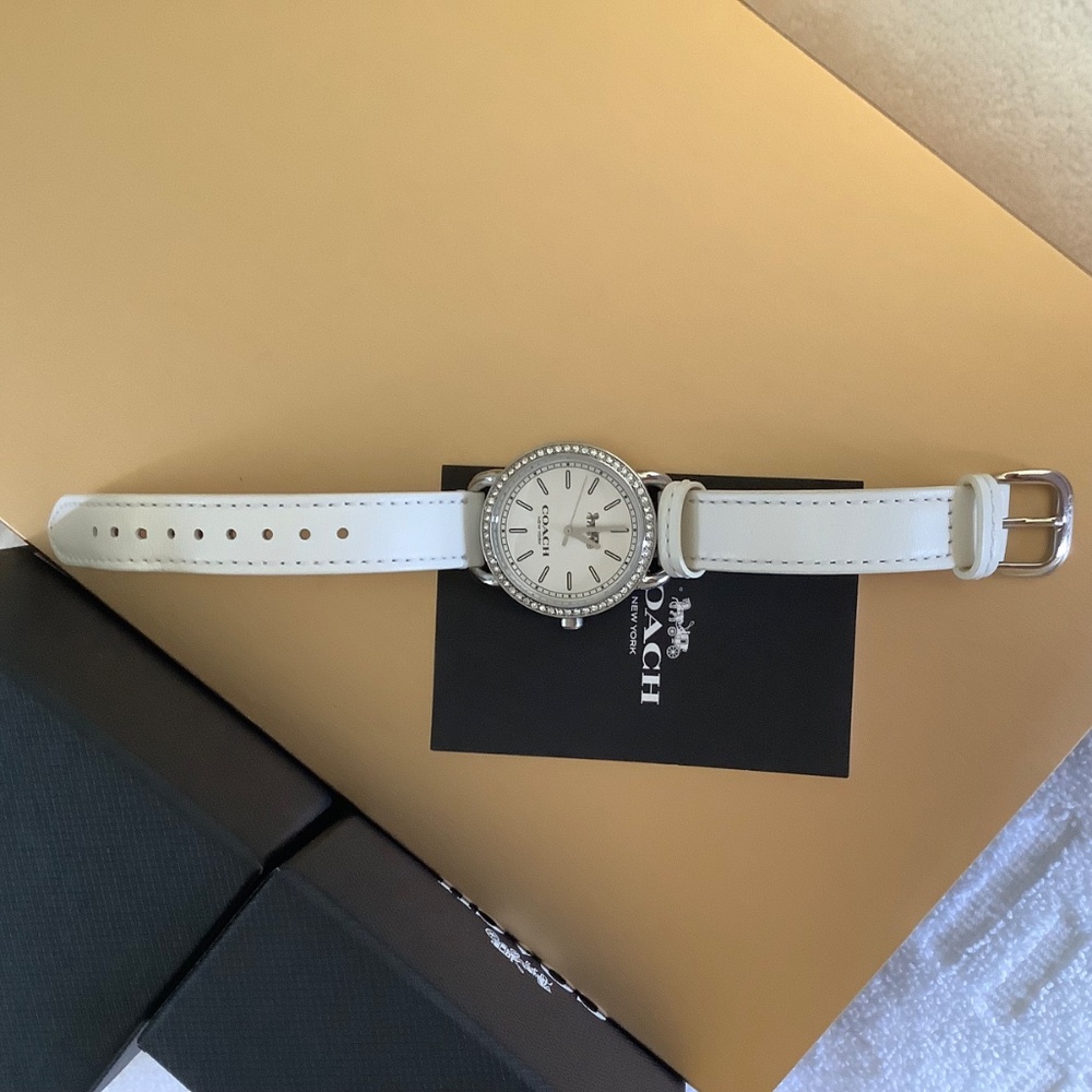 Coach White Women's Watch - Picture 10 of 16